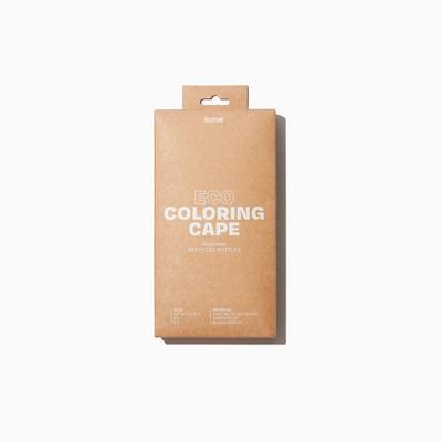 Overtone Black Hair Color Cape, 100% Recycled Fabric