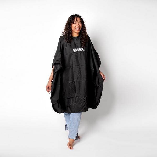 Overtone Black Hair Color Cape #2