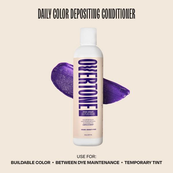 Overtone Temporary Color-Depositing Daily Conditioner #8