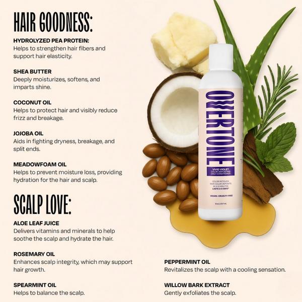 Overtone Temporary Color-Depositing Daily Conditioner #9