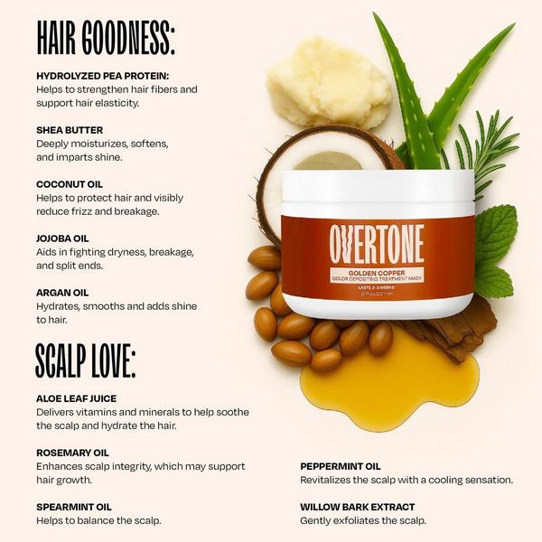 Overtone Semi Permanent Color-Depositing Deep Conditioning Mask #9