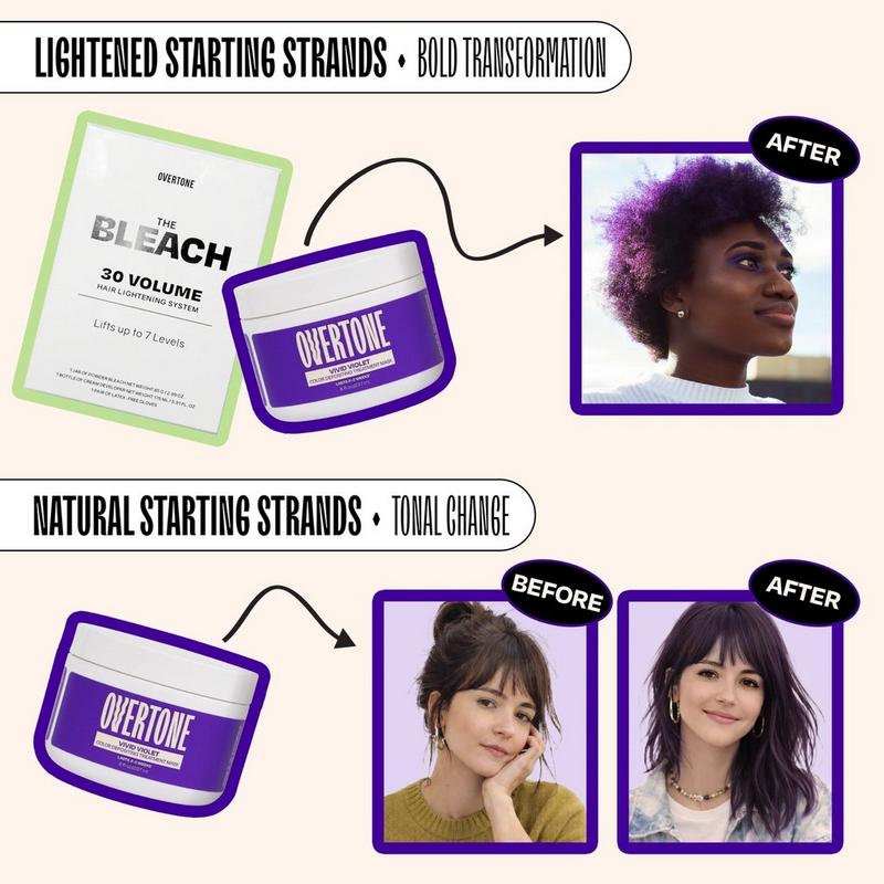 Overtone - Vivid Violet Semi Permanent Color-Depositing Deep