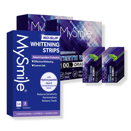 MySmile - 7 Treatments With 200 Teeth Wipes No-Slip Hydroxyapatite
