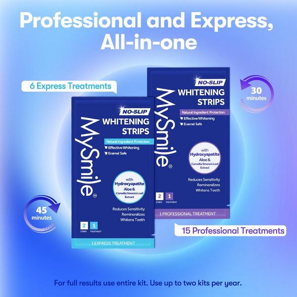 MySmile No-Slip Hydroxyapatite-Infuse Teeth Whitening Strips #2
