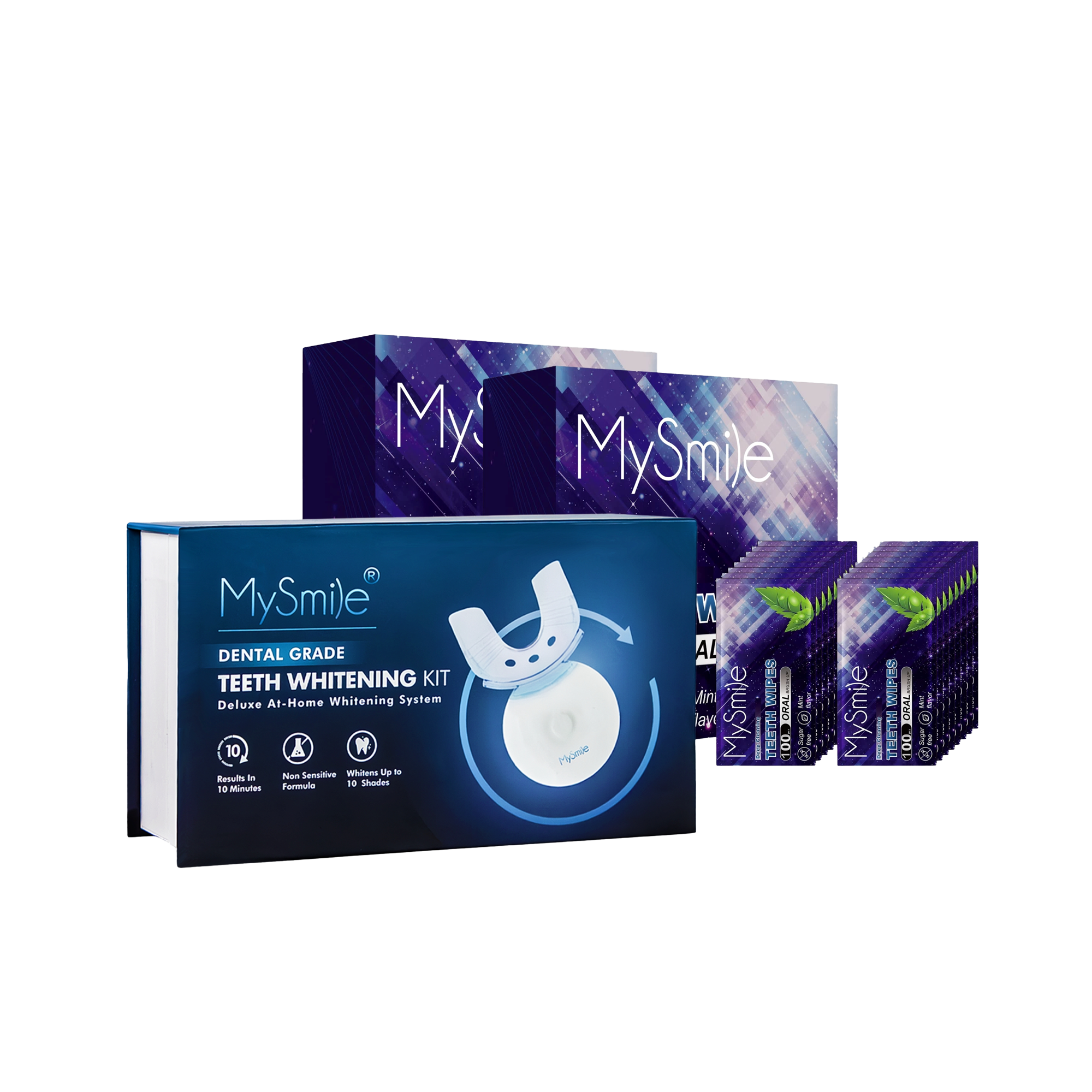 MySmile Original Teeth Whitening Kit With Teeth Wipes Double Pack #1