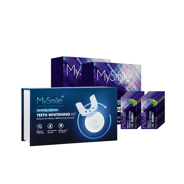 MySmile Original Teeth Whitening Kit With Teeth Wipes Double Pack #1