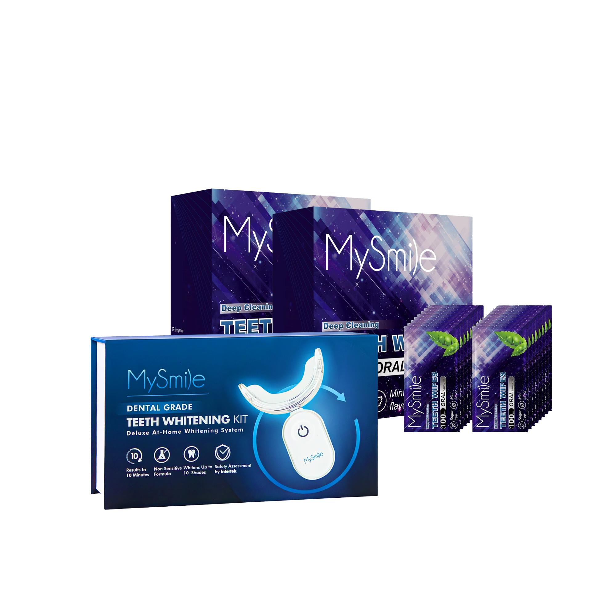 MySmile Advanced Teeth Whitening Kit With Teeth Wipes Double Pack #1