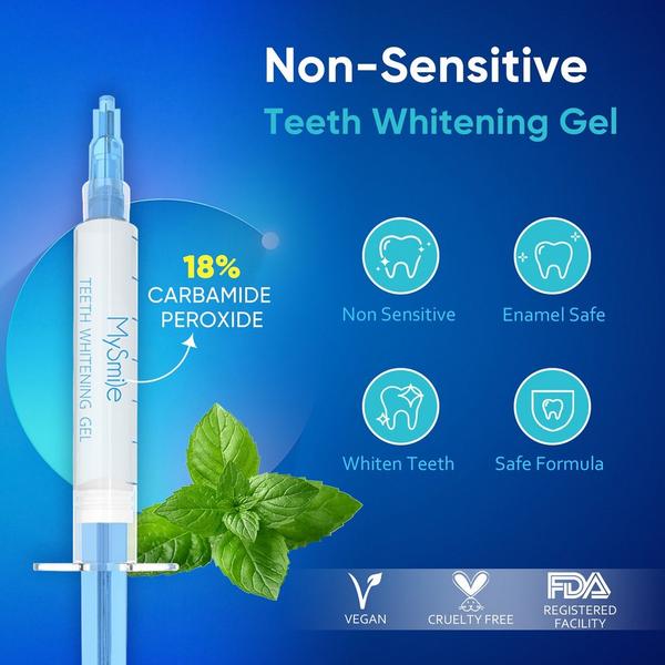 MySmile Advanced Teeth Whitening Kit With Teeth Wipes Double Pack #5