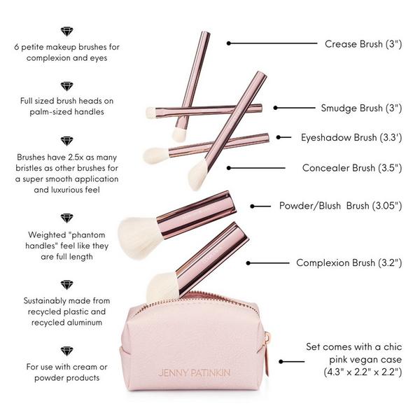 Jenny Patinkin Brush Babies Mini Makeup Brush Set #6