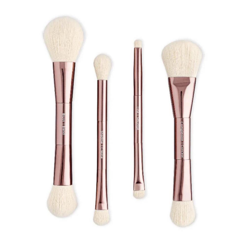 Jenny Patinkin Demi-dual Ended Makeup Brush Set In White