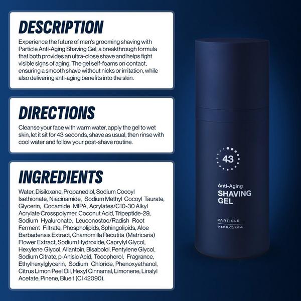 Particle for Men Particle 43 Anti-Aging Shaving Gel #5
