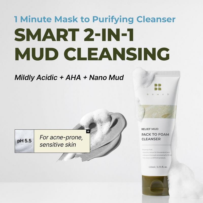 BRMUD - Relief Mud Pack To Foam Cleanser | Ulta Beauty
