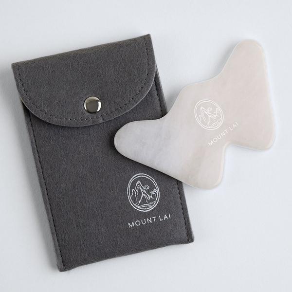 Mount Lai Vitality Qi White Jade Gua Sha Sculpting Tool #2