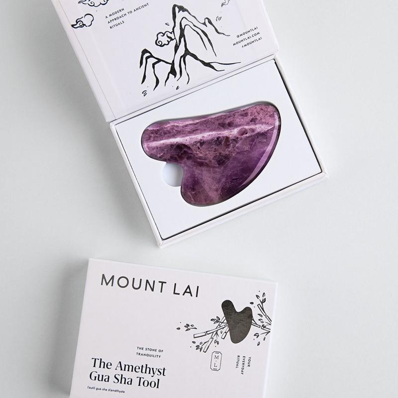 Mount Lai - The Amethyst Gua Sha Facial Lifting Tool