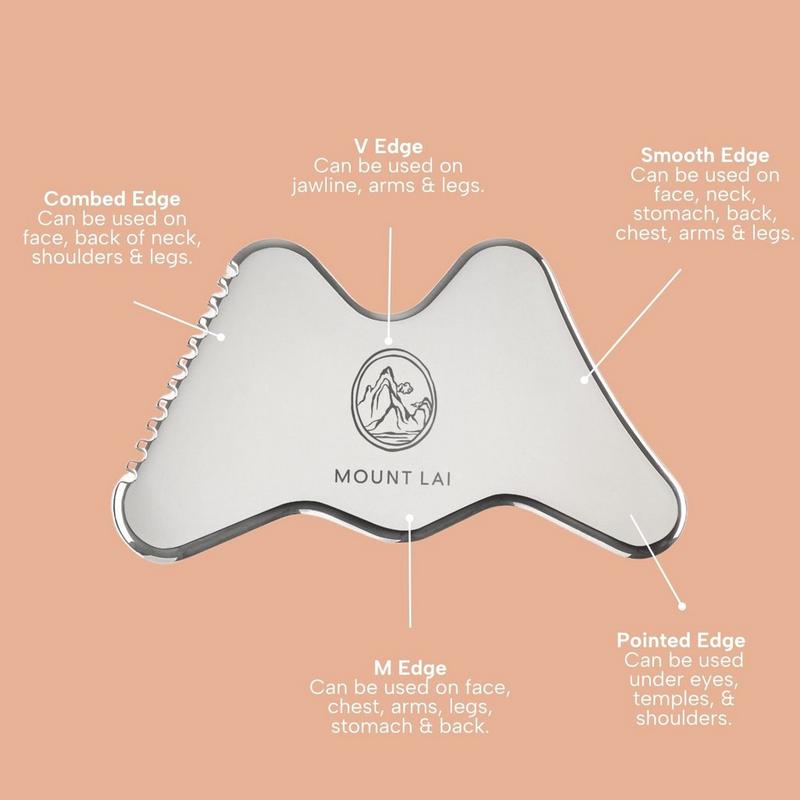 Mount Lai - Vitality Qi Stainless Steel Gua Sha Contour Tool