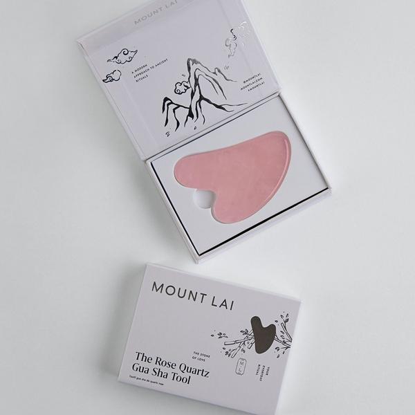 Mount Lai The Rose Quartz Gua Sha Tool #2