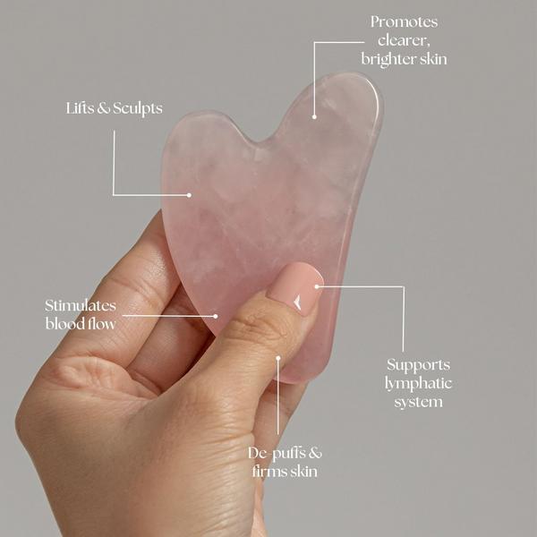 Mount Lai The Rose Quartz Gua Sha Tool #5