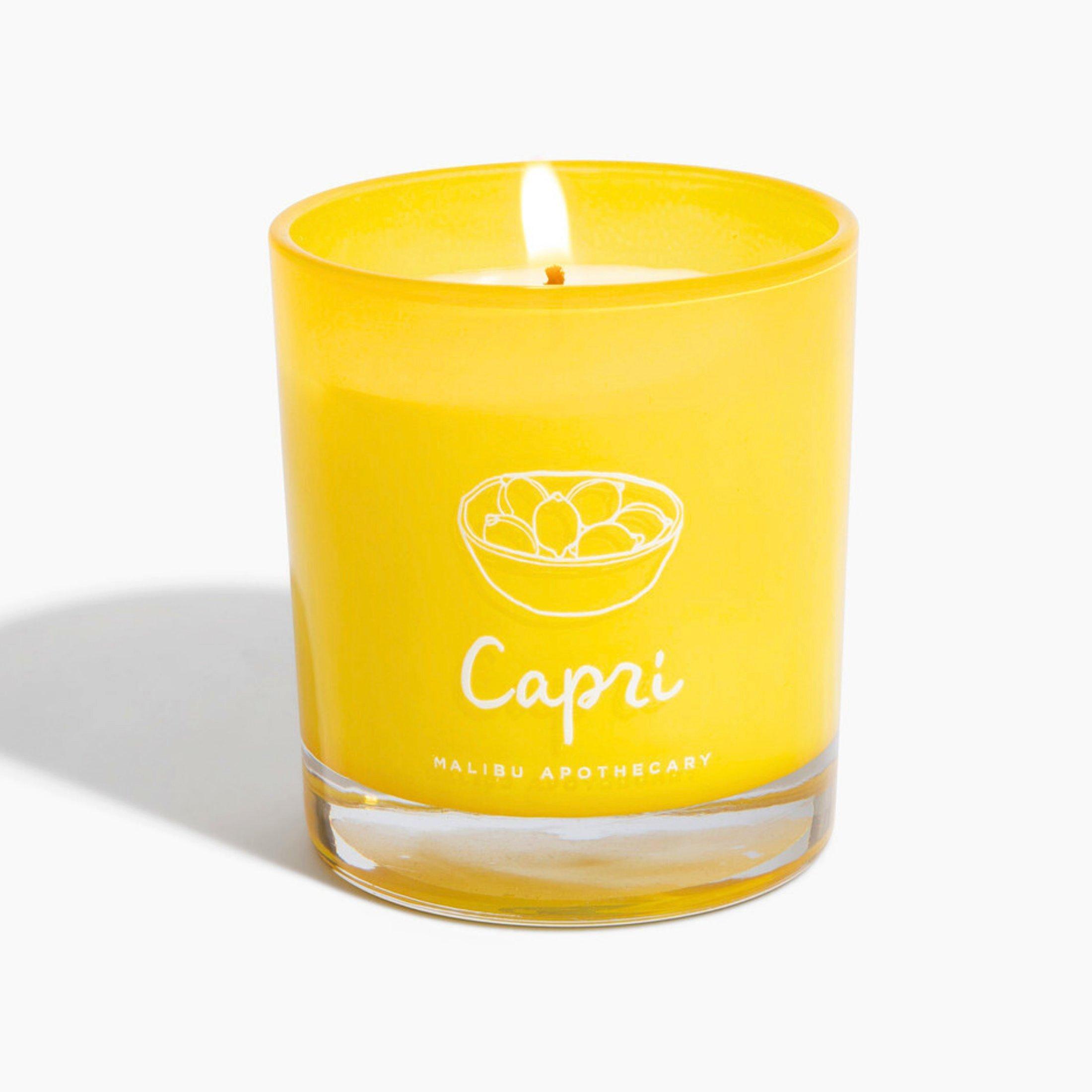Malibu Apothecary Capri | Lemon Peel + Sage Candle #1