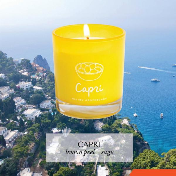Malibu Apothecary Capri | Lemon Peel + Sage Candle #2
