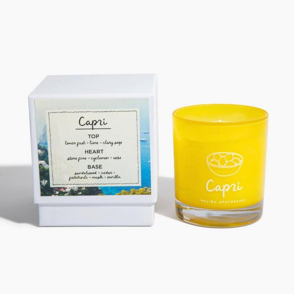 Malibu Apothecary Capri | Lemon Peel + Sage Candle #4