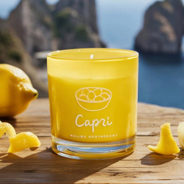 Malibu Apothecary Capri | Lemon Peel + Sage Candle #5