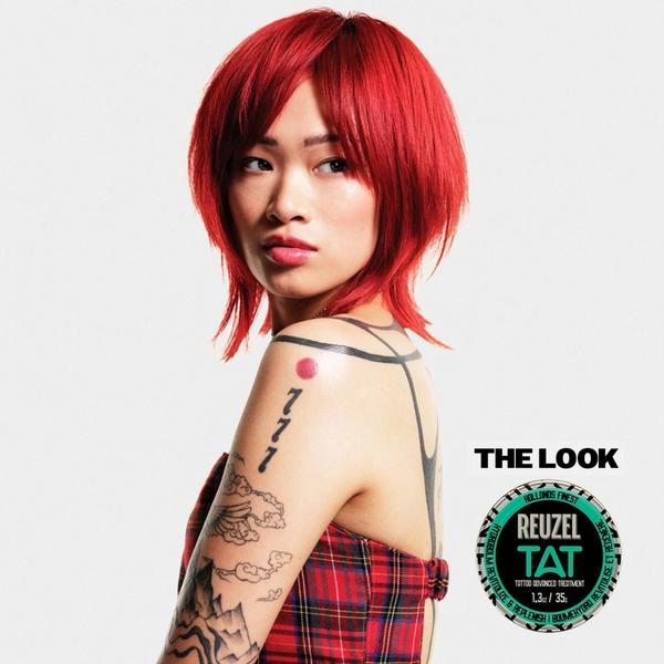 REUZEL TAT HYDRABALM Tattoo Balm, Buff Exfoliating Cleanser, & Shine Tattoo Spray Trio #2