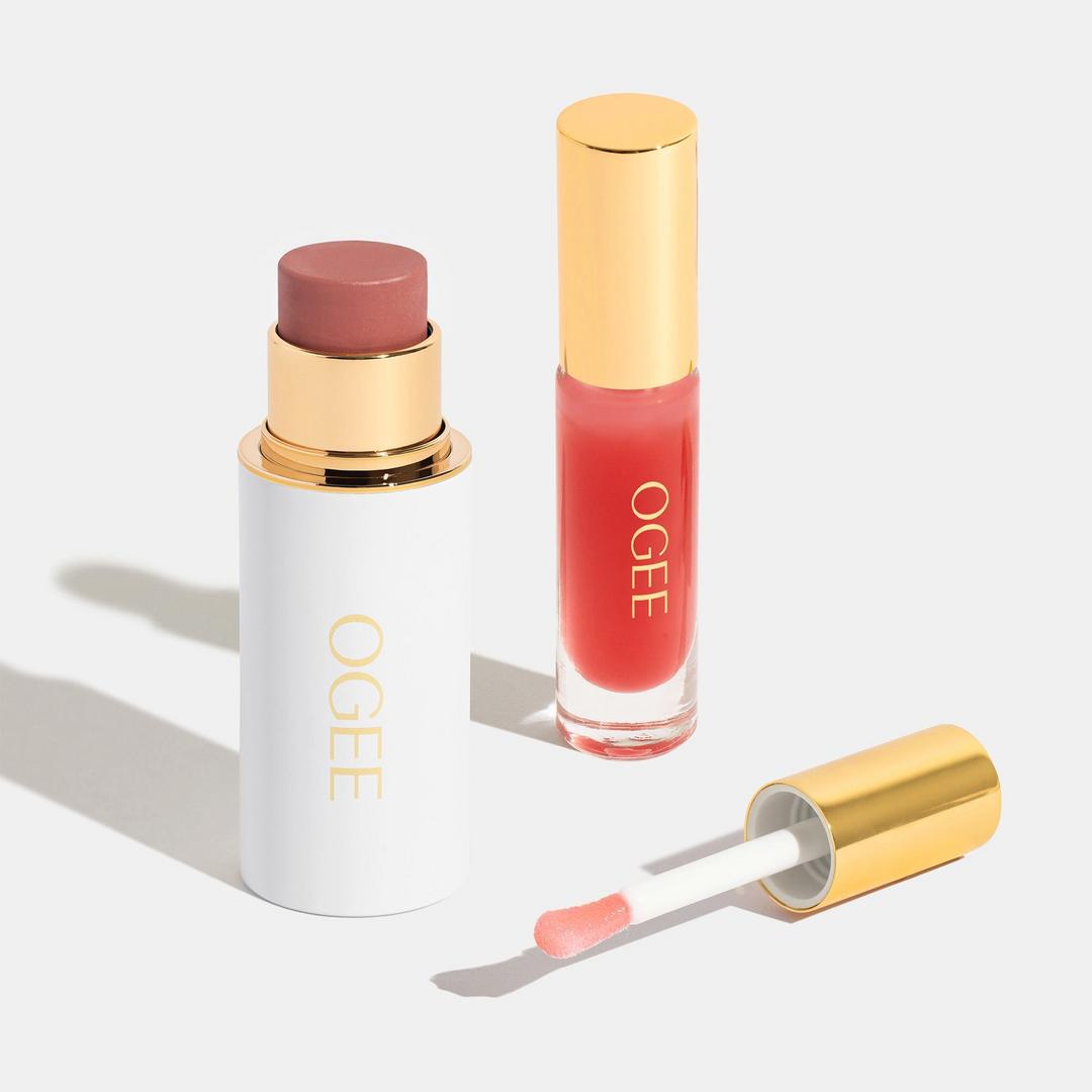 Ogee Twilight Bloom Lip & Cheek Duo #1