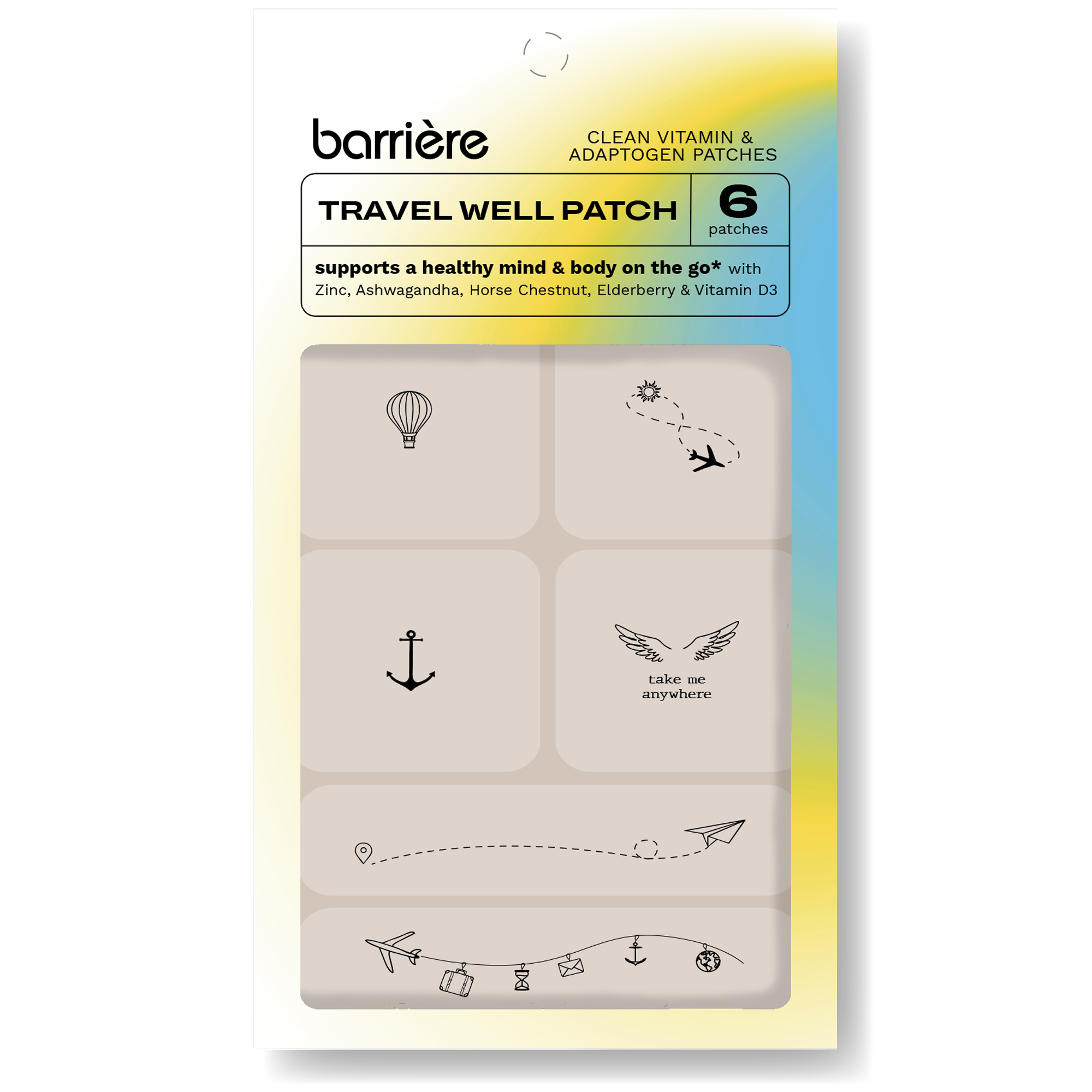 Barrière TRAVEL WELL Patch 6 Pack #1