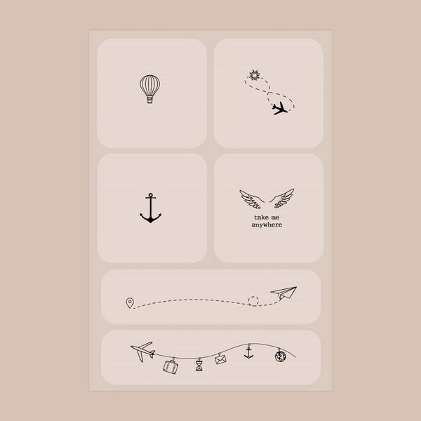 Barrière TRAVEL WELL Patch 6 Pack #6