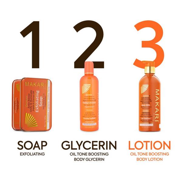 Makari Extreme Argan & Carrot Oil Tone Boosting Body Lotion #4