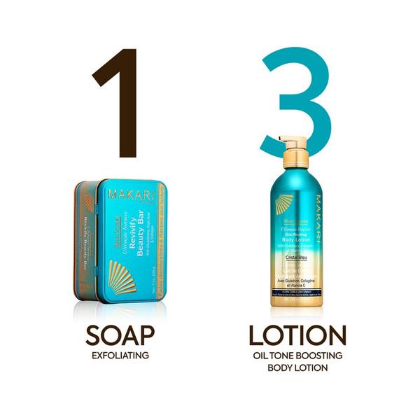 Makari Blue Crystal Skin Reviving Body Lotion #8