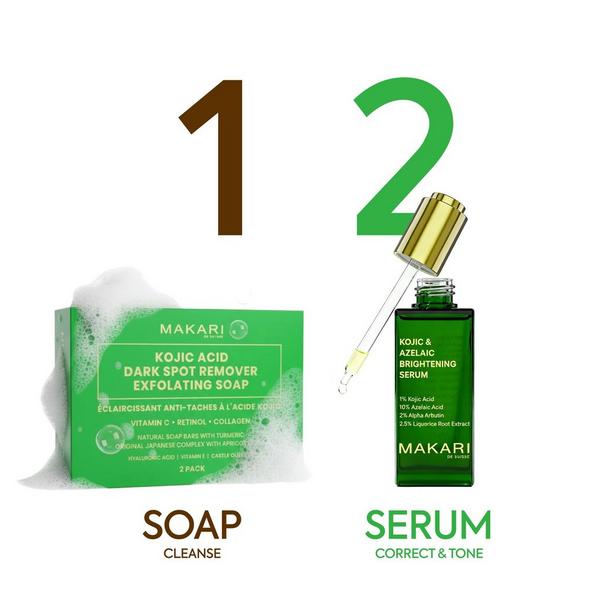 Makari Kojic Acid Dark Spot Remover Soap Bars #5