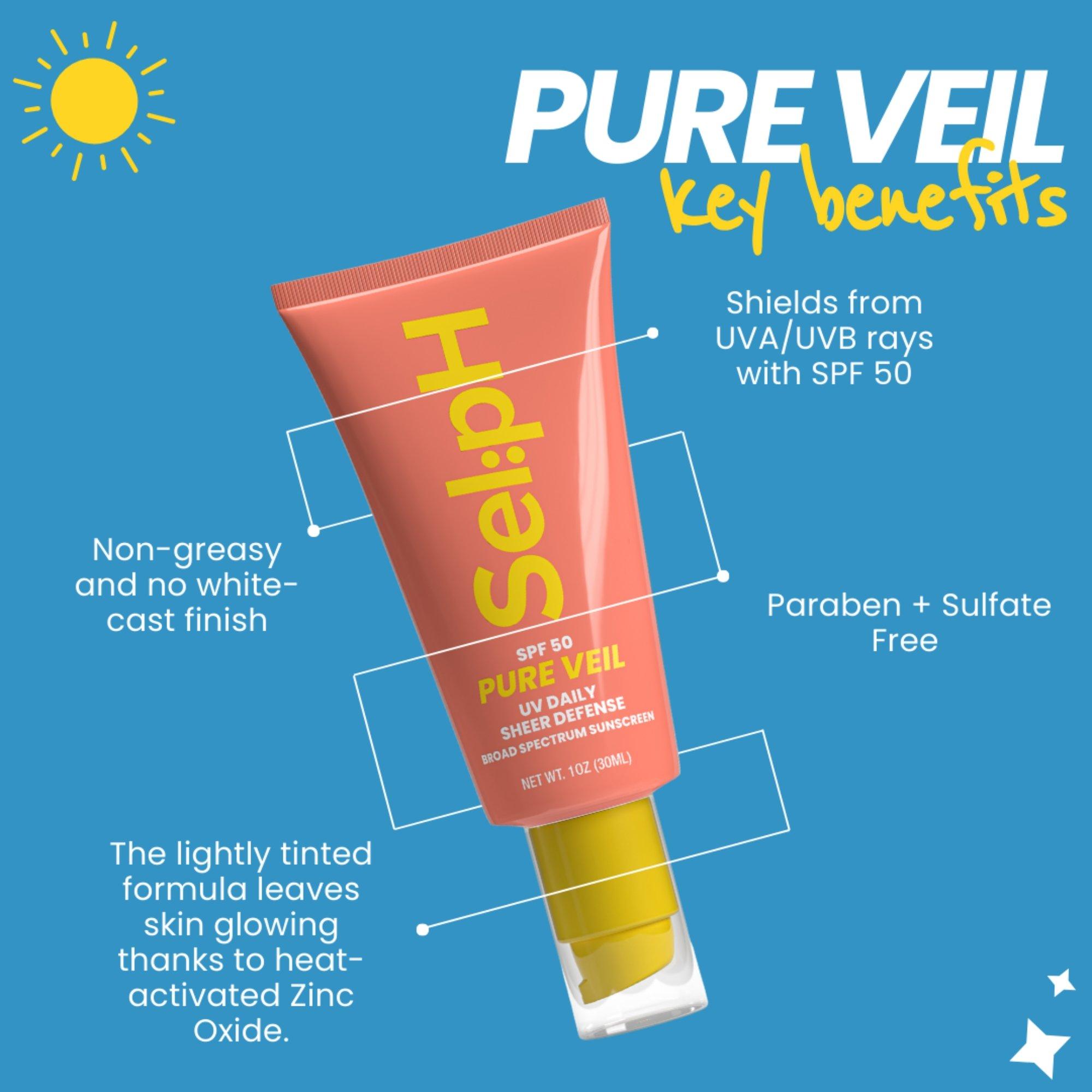 Тонирующий солнцезащитный крем для лица и тела SelpH Pure Veil SPF 50 — фото 6