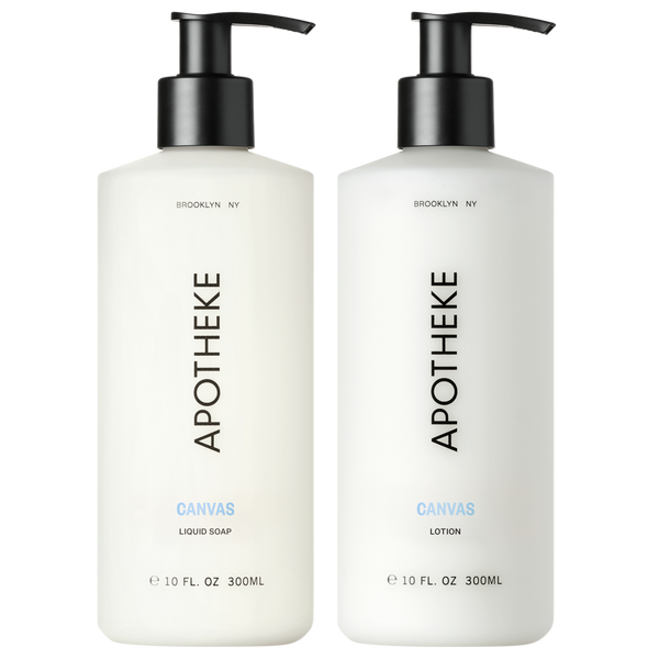 APOTHEKE Canvas Liquid Soap and Lotion Set #1