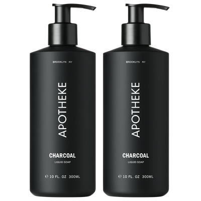 APOTHEKE Charcoal Liquid Soap Set