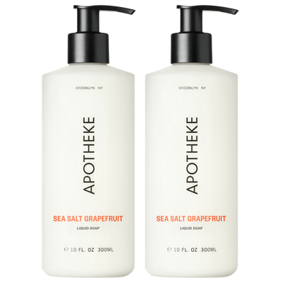 APOTHEKE Sea Salt Grapefruit Liquid Soap Set