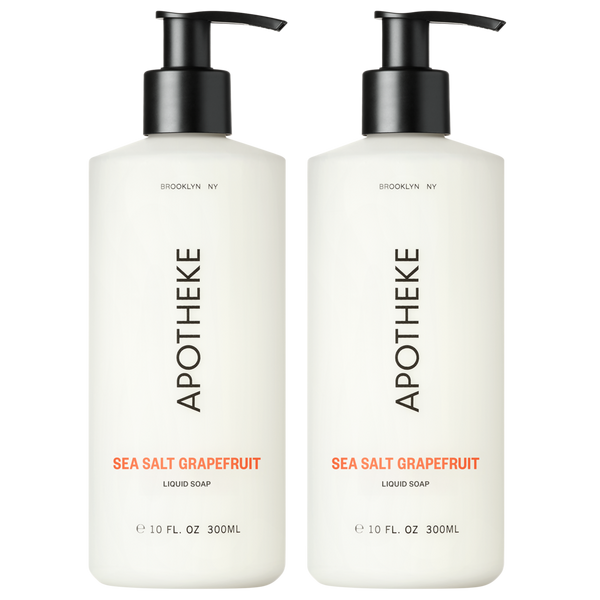 APOTHEKE Sea Salt Grapefruit Liquid Soap Set #1