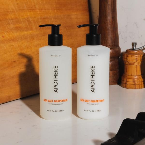 APOTHEKE Sea Salt Grapefruit Liquid Soap and Lotion Set #8