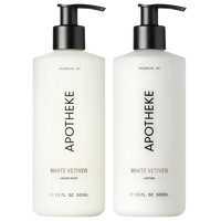 White Vetiver Liquid Soap and Lotion Set