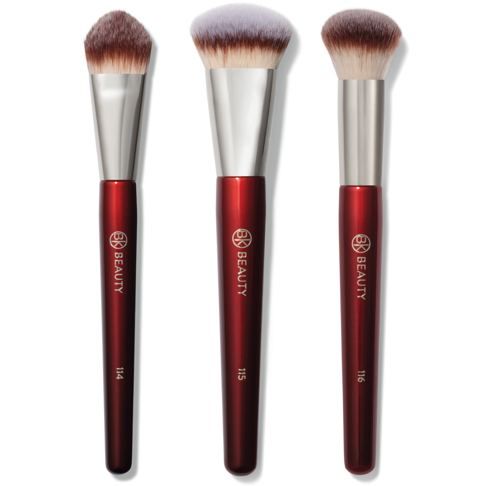 Bk Beauty Core Complexion Trio Brush Set In Multi