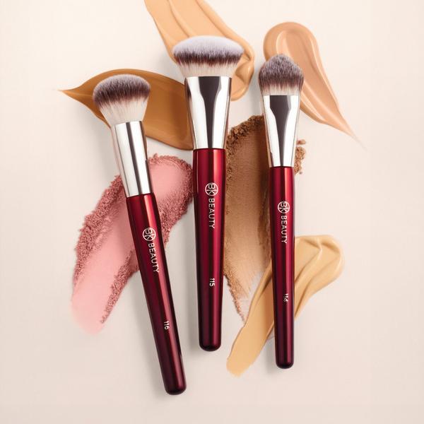 BK Beauty Core Complexion Trio Brush Set #2