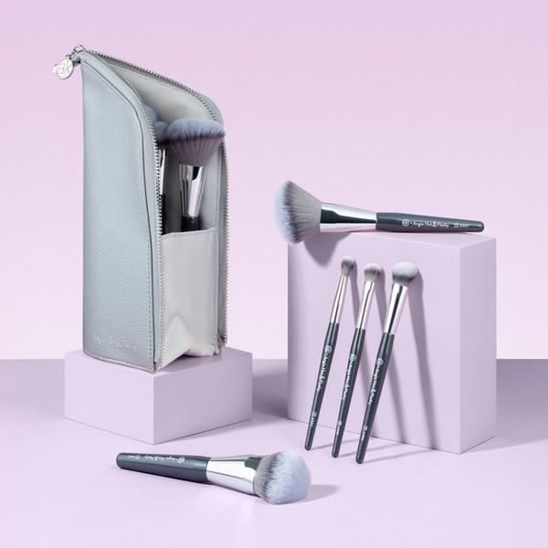 BK Beauty Angie Hot & Flashy Travel Brush Set with Faux Leather Pouch #2