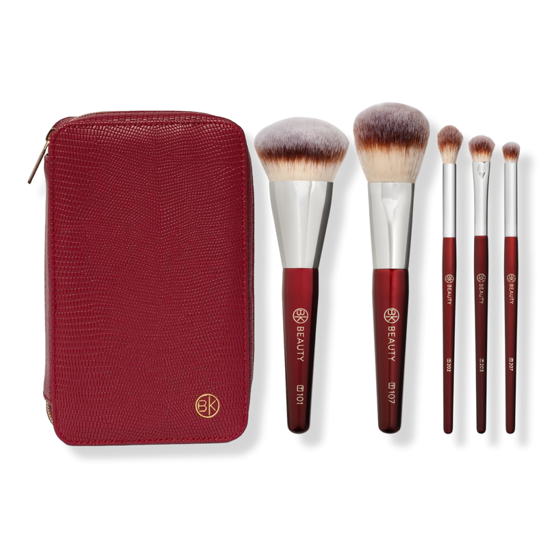 BK Beauty - Travel Brush Set with Faux Leather Pouch | Ulta Beauty