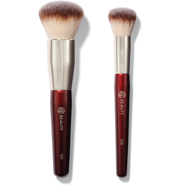 BK Beauty Large Buffer & Round Foundation Brush Set #1