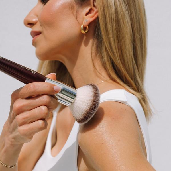 BK Beauty Large Buffer & Round Foundation Brush Set #6