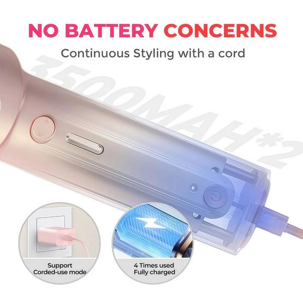 TYMO Beauty CurlGo Cordless Auto Curling Iron #4