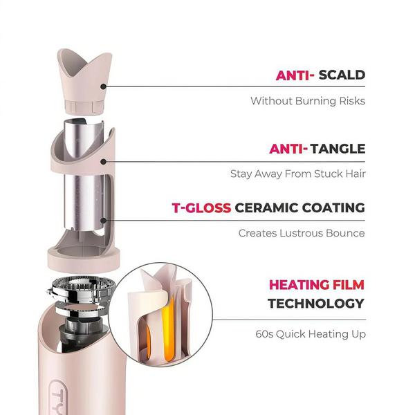 TYMO Beauty CurlGo Cordless Auto Curling Iron #5