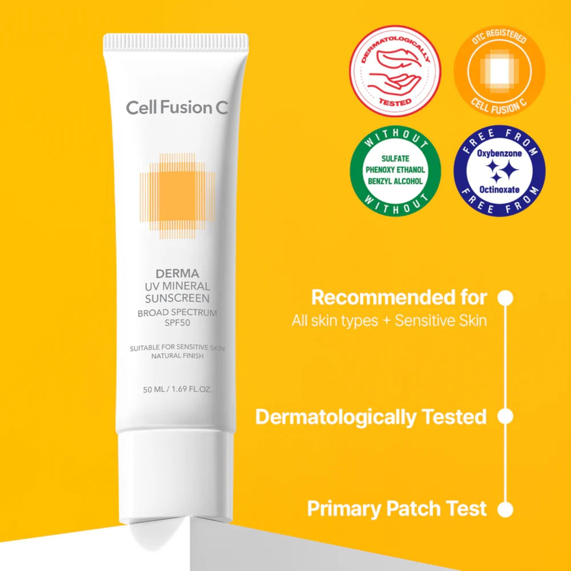 Минеральный солнцезащитный крем Cell Fusion C Derma UV — фото 2