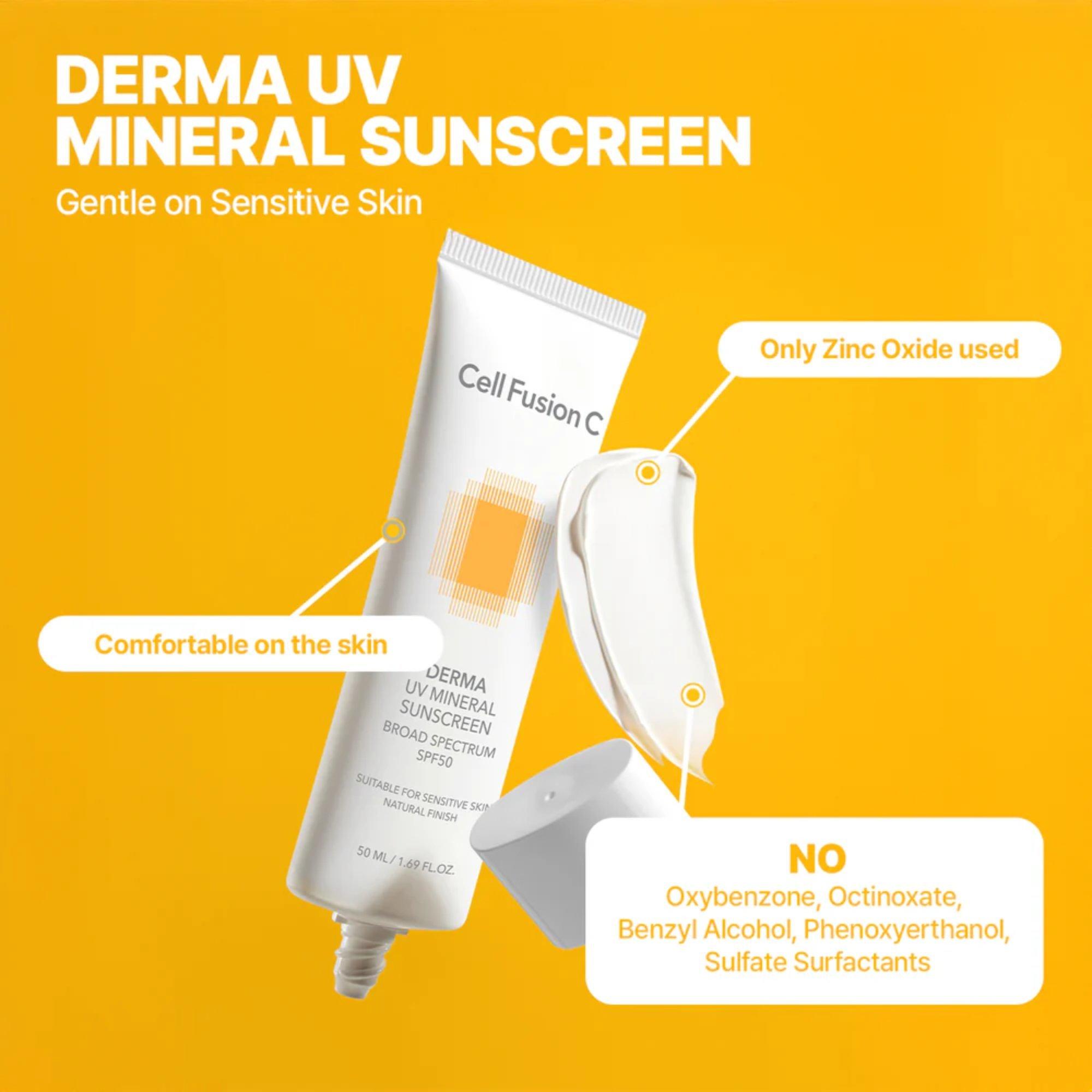 Минеральный солнцезащитный крем Cell Fusion C Derma UV — фото 3