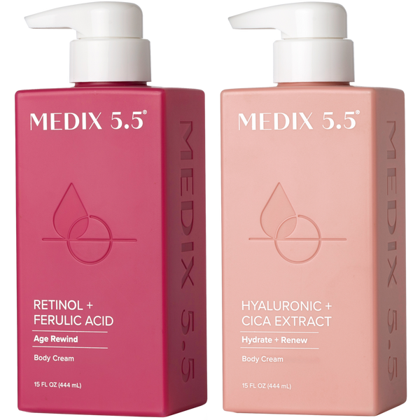 Medix 5.5 Firm + Hydrate Duo | Retinol + Ferulic Acid Body Cream, Hyaluronic Acid + Cica Body Cream #1